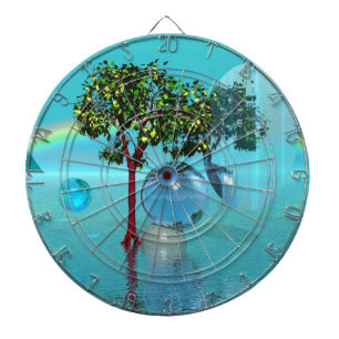 Surreal Landscape Dartboard