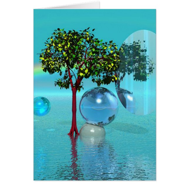Surreal Landscape Greeting Cards (Devant)