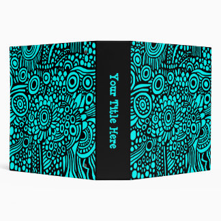 Surreal Life (2.0in) - Black on Cyan Binder