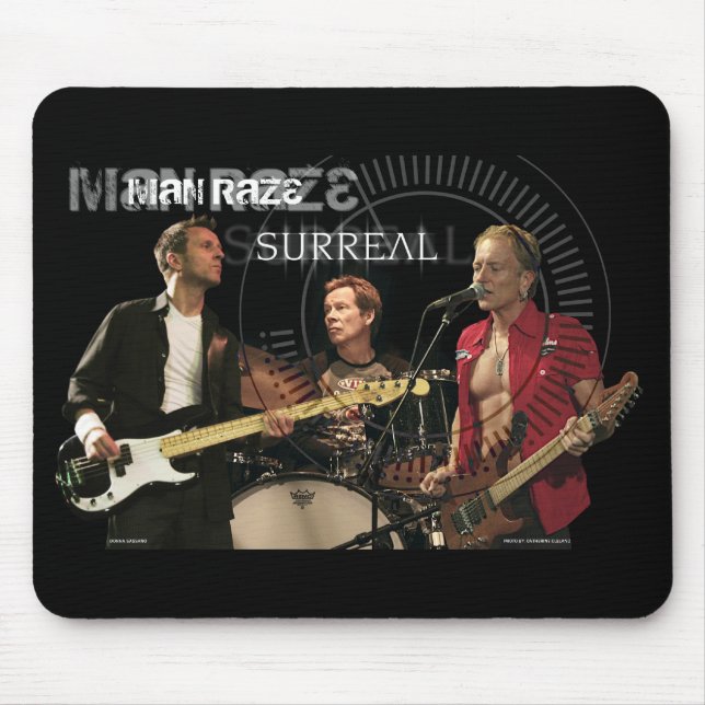 surreal man raze mouse pad (Front)