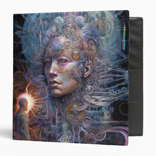 Surreal Man Visionary Art Binder