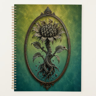 Surreal Many Faces Flower Notebook Planner