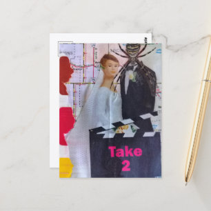 Surreal Marriage Postcard