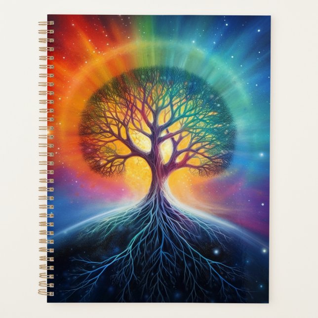 Surreal Maze Castle Landscape Fantasy Art Planner (Front)