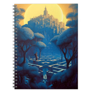 Surreal Maze City Notebook