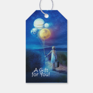 Surreal Moving to Her Future  Gift Tags