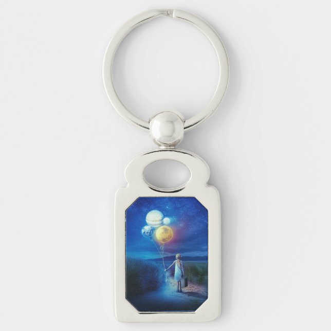 Surreal Moving to Her Future  Keychain (Front)