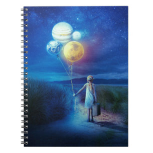 Surreal Moving to Her Future Notebook