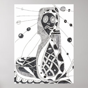 Surreal Mummy Poster