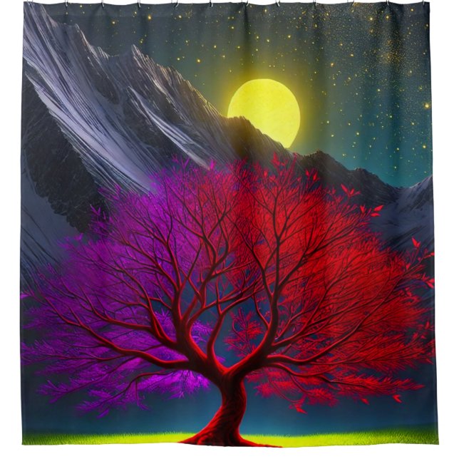 Surreal Neon Tree Night (Front)