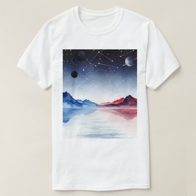 Surreal night landscape T-Shirt (Design Front)
