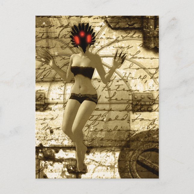 Surreal Nite Soyl Art Gothic Art Postcard (Front)