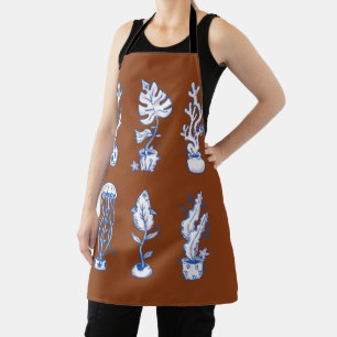Surreal Ocean Botanicals Apron