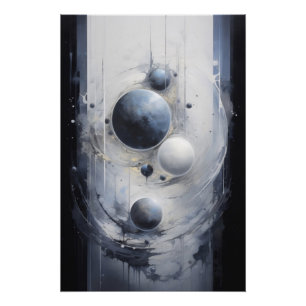 Surreal Orbit Poster