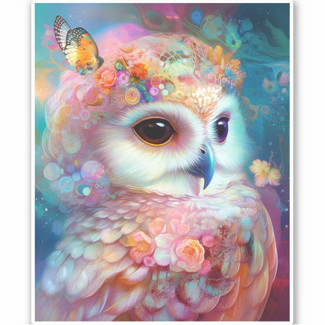 Surreal Owl Fantasy Art (Front)