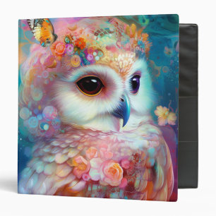 Surreal Owl Fantasy Art Binder