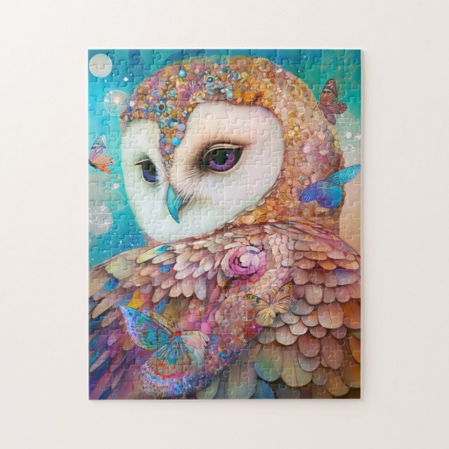 Surreal Owl Fantasy Art Jigsaw Puzzle (Vertical)