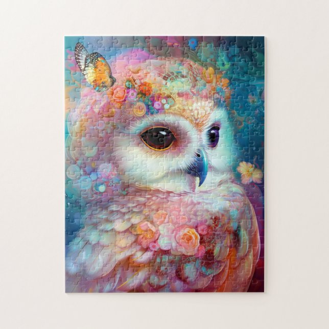 Surreal Owl Fantasy Art Jigsaw Puzzle (Vertical)