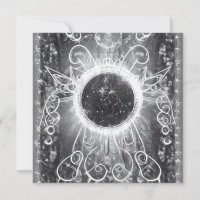 Surreal Painted Cosmic Window