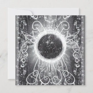 Surreal Painted Cosmic Window Invitation