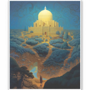 Surreal Palace Landscape
