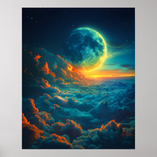 Surreal Planet Poster