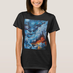 Surreal Polar Fantasy Aurora Borealis  T-Shirt