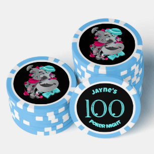 Surreal Puzzle Faces Poker Chip