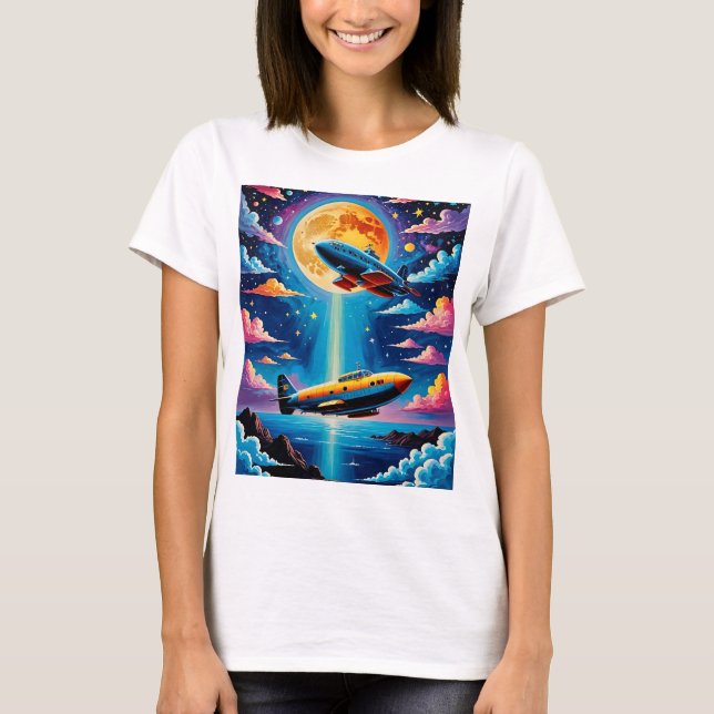 Surreal Retro Sci-Fi Adventure Tee (Front)
