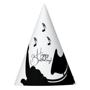Surreal Saxophone Play Party Hat