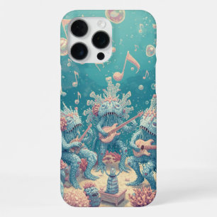 Surreal Sea Creatures Band Gift iPhone 16 Pro Max Case