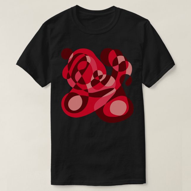 Surreal Shapes Miro Inspired 4 T-Shirt (Design Front)