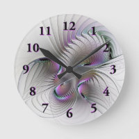 Surreal Shy Beauty Modern Abstract Fractal Art