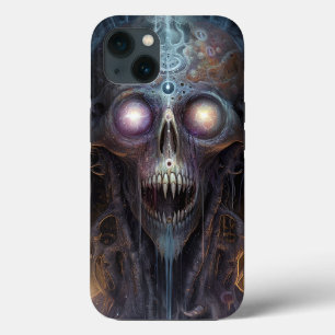 Surreal Skull Gothic Horror Art iPhone 13 Case