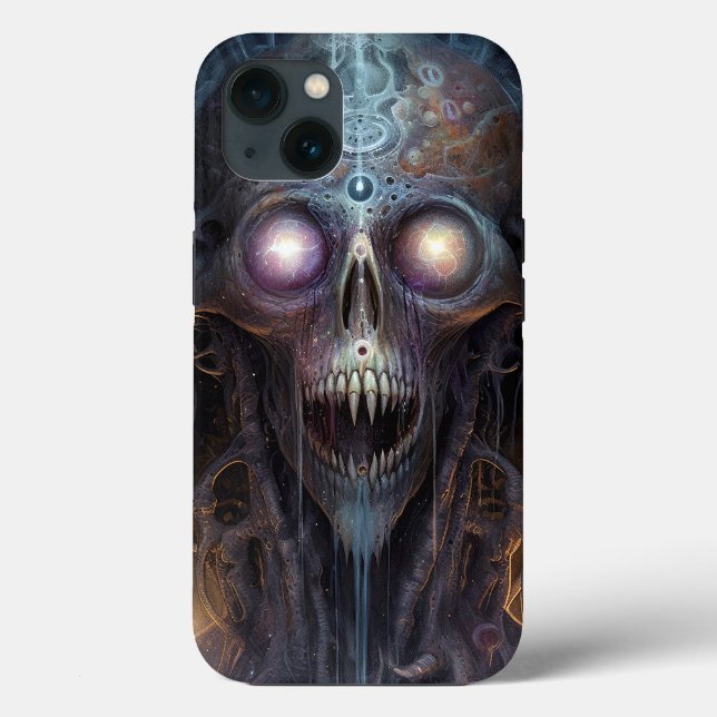 Surreal Skull Gothic Horror Art Case-Mate iPhone Case (Back)