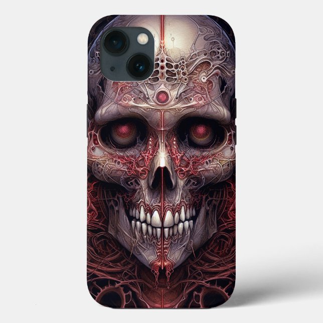 Surreal Skull Gothic Horror Art Case-Mate iPhone Case (Back)