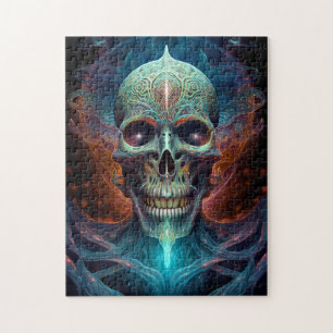 Surreal Skull Gothic Horror Art Jigsaw Puzzle