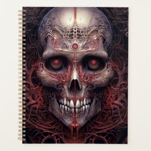Surreal Skull Gothic Horror Art Planner