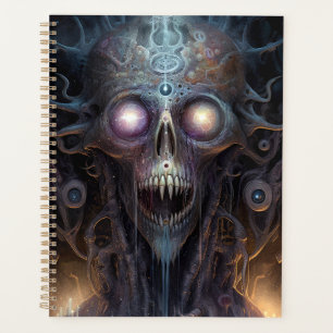 Surreal Skull Gothic Horror Art Planner