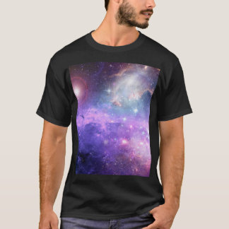 Surreal space background, starry sky. T-Shirt