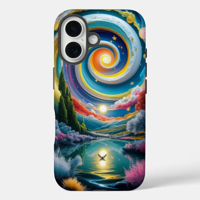 Surreal Spiral Galaxy Case-Mate iPhone Case (Back)