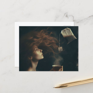 Surreal Teatime Postcard