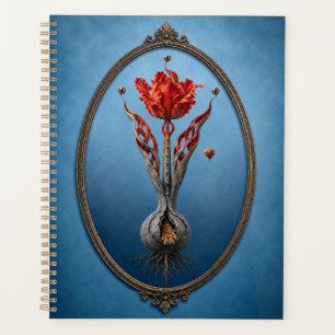 Surreal Tulip Fantasy Hardcover Notebook Planner