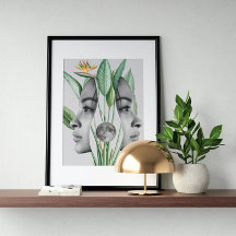 Surreal vintage crazy art