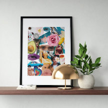 Surreal vintage crazy art