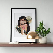Surreal vintage crazy art
