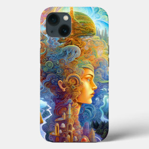 Surreal Woman Landscape Fantasy Art iPhone 13 Case