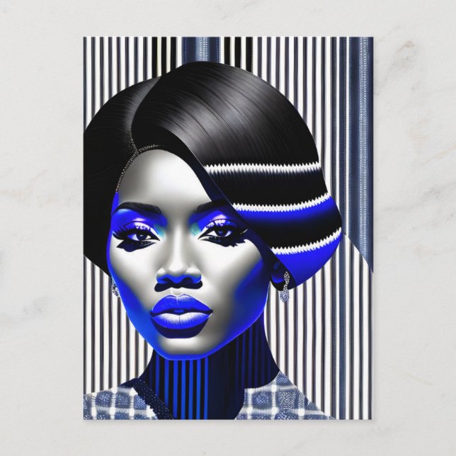 Surreal Woman Postcard (Front)