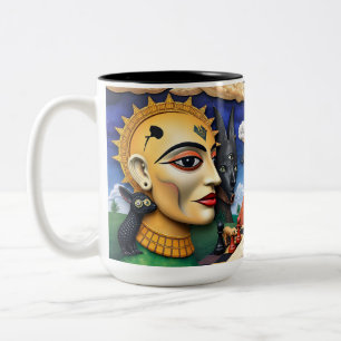 Surreal World of Ulysses Two-Tone Coffee Mug