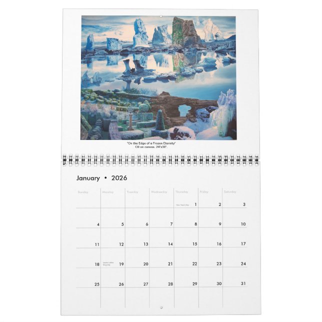 Surrealism and the Landscape 2013-James McCarthy Calendar (Jan 2026)